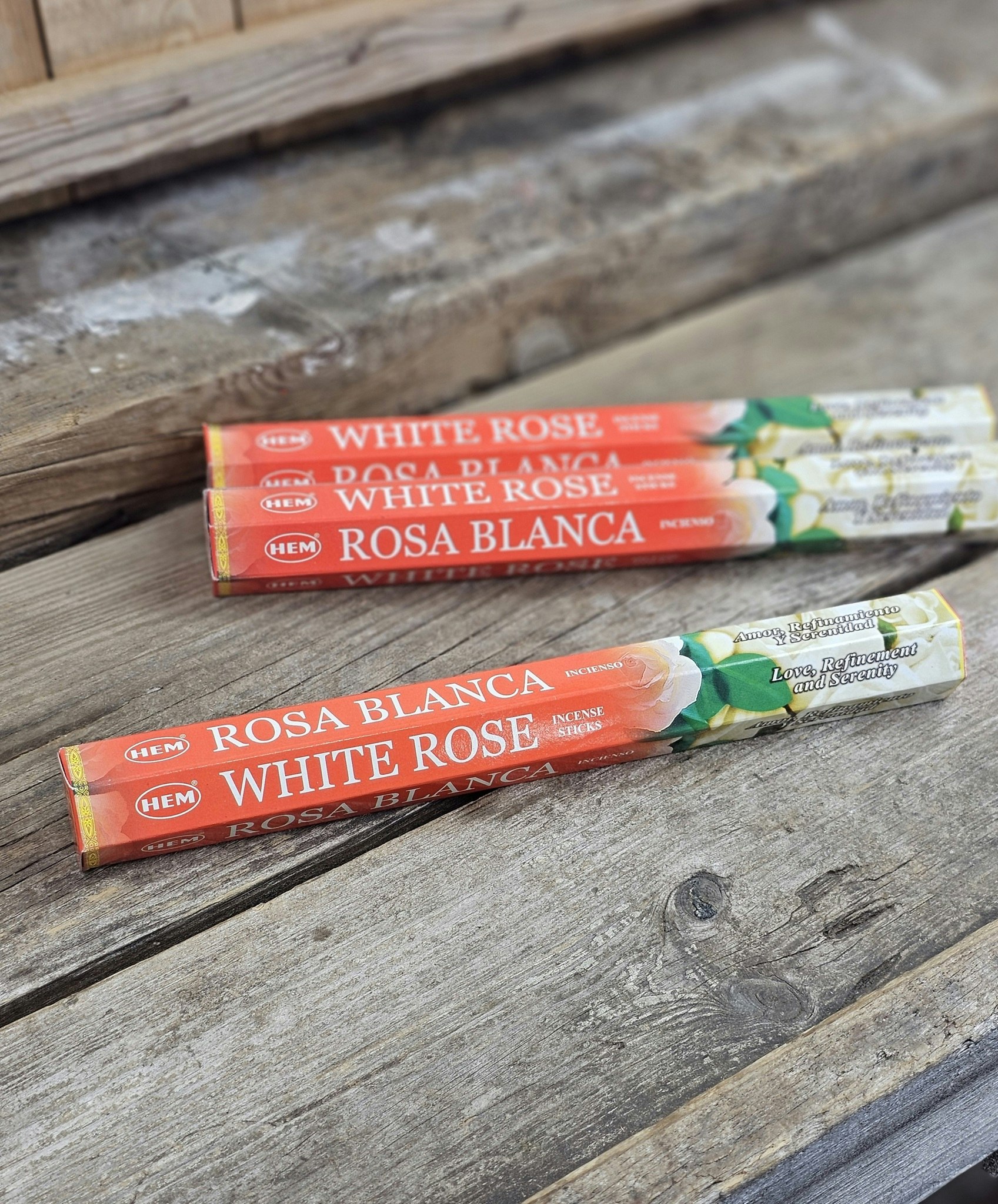 HEM - White Rose, rökelsepinnar