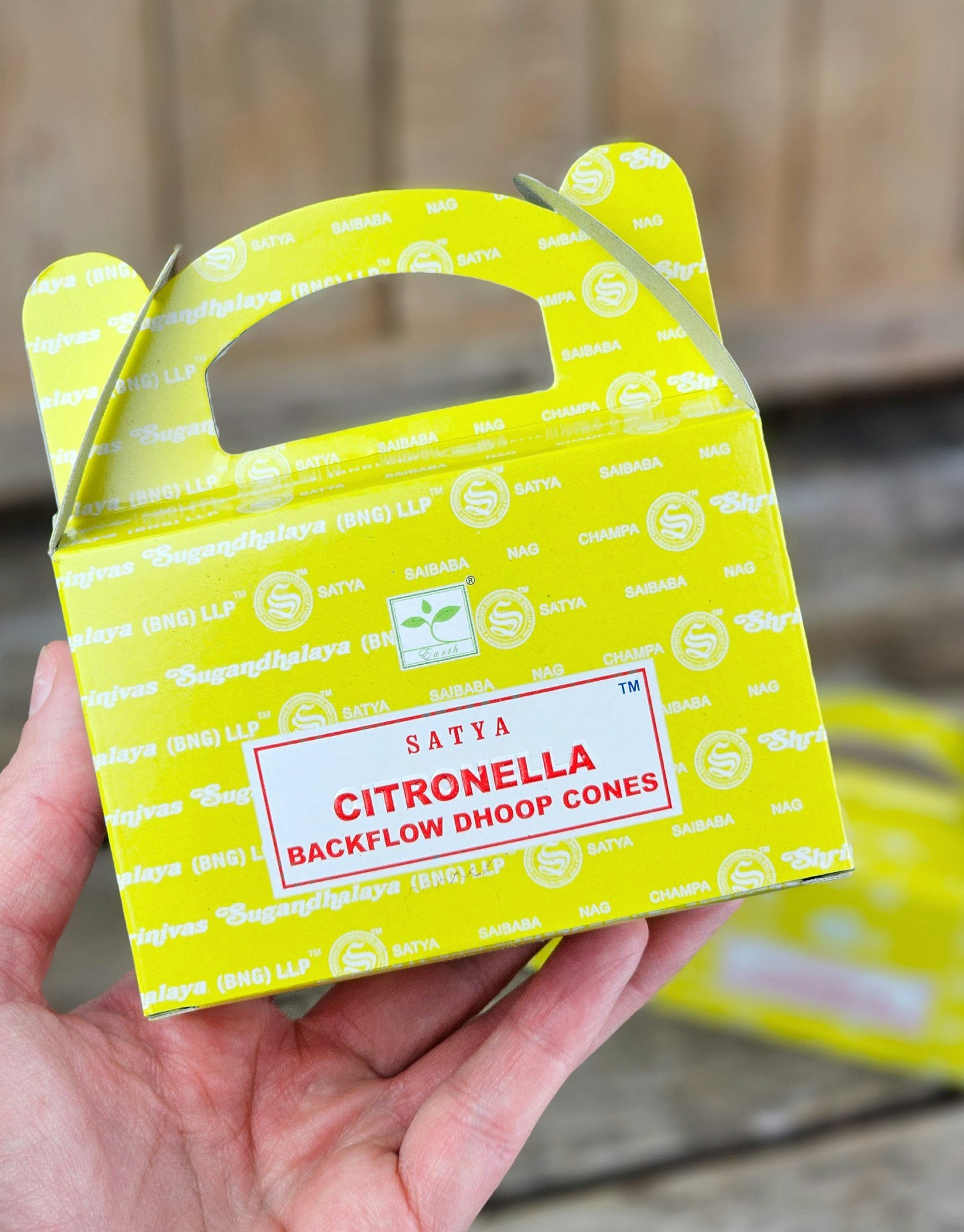 Satya - Citronella, rökelsekoner backflow