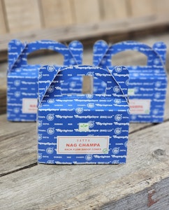 Satya - Nag Champa, rökelsekoner backflow