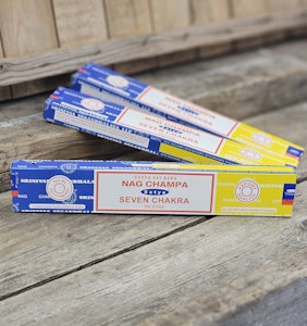Satya Sai Baba Combo Serie - Nag Champa & Seven Chakra, rökelsepinnar