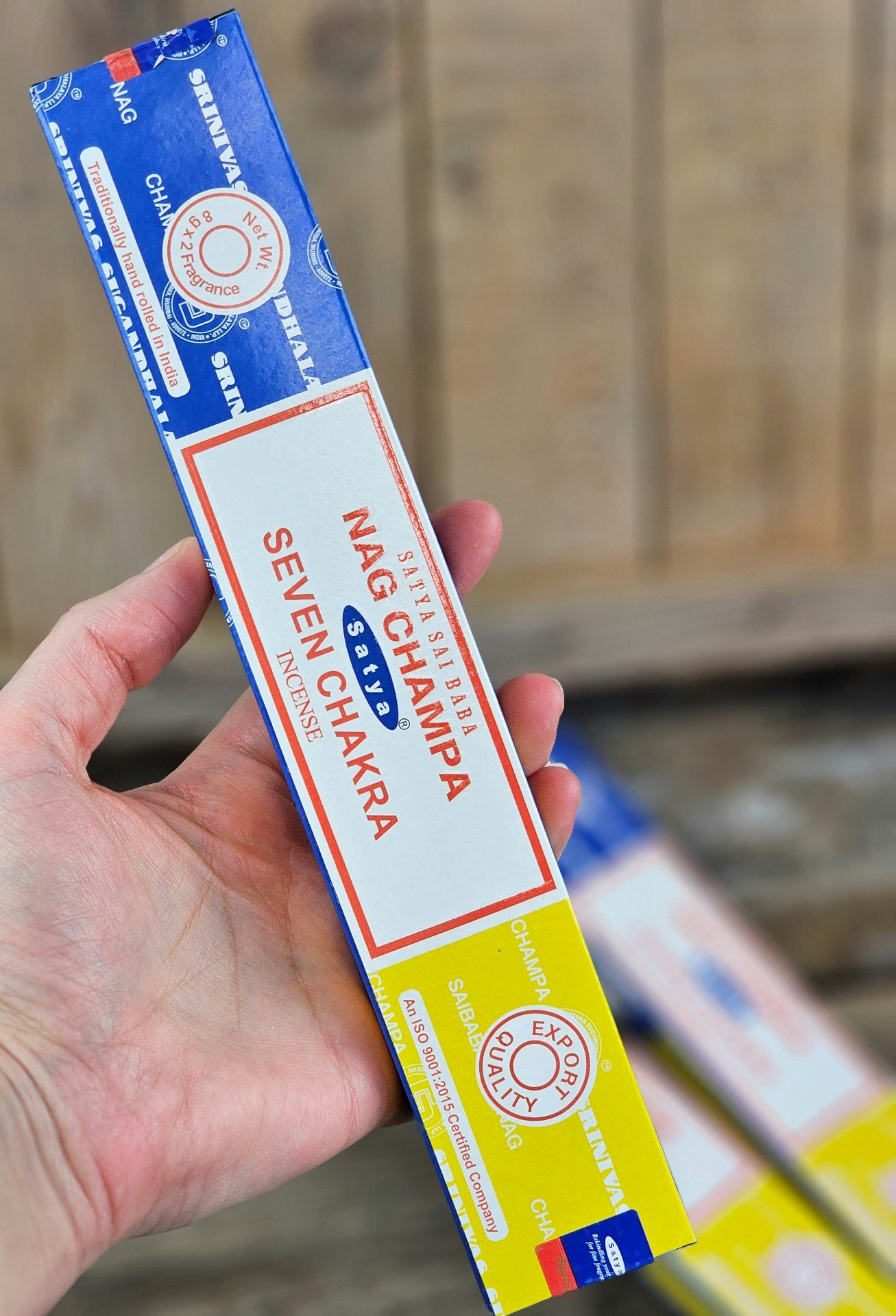 Satya Sai Baba Combo Serie - Nag Champa & Seven Chakra, rökelsepinnar