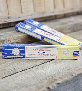 Satya Sai Baba Combo Serie - Nag Champa & Californian White Sage, rökelsepinnar