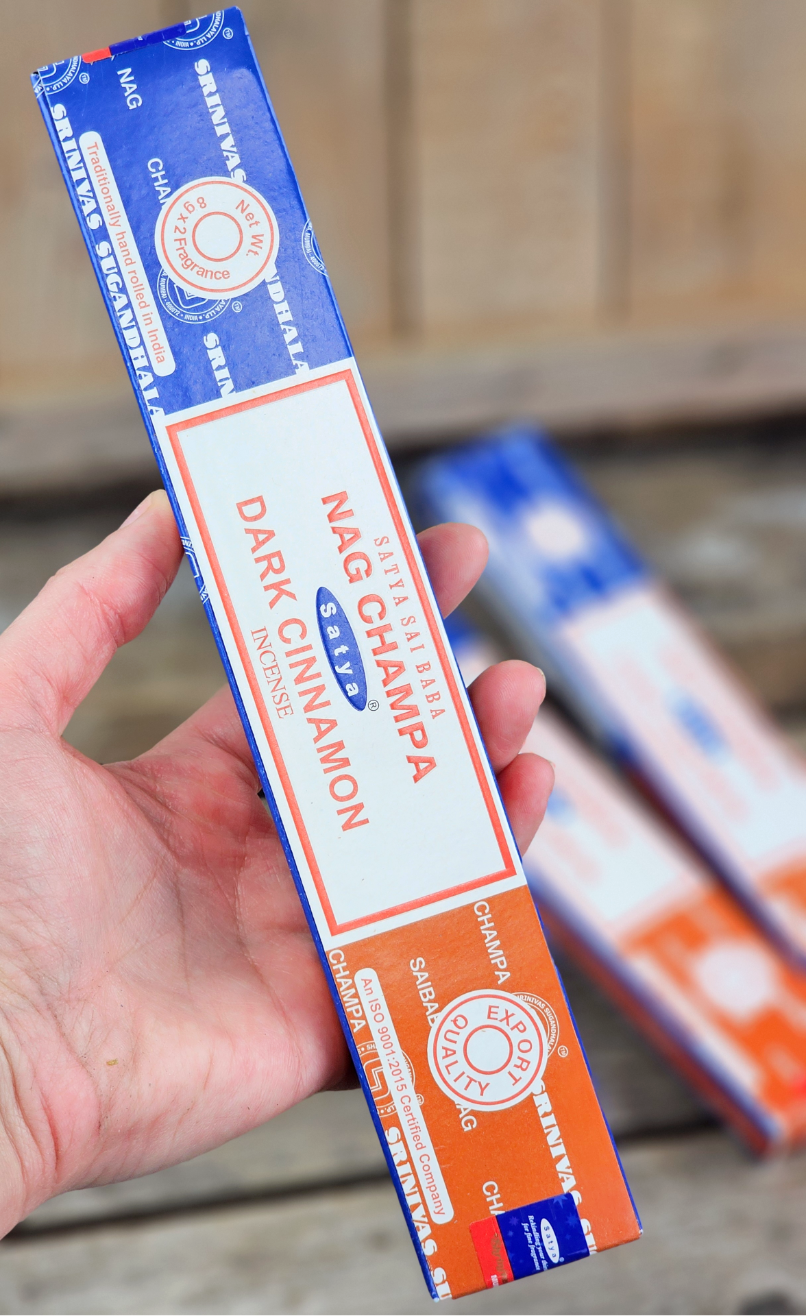 Satya Sai Baba Combo Serie - Nag Champa & Dark Cinnamon, rökelsepinnar