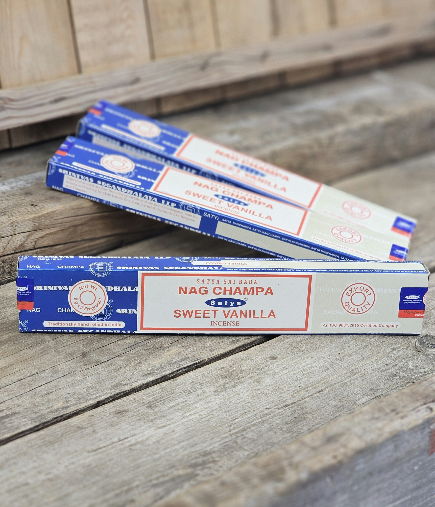 Satya Sai Baba Combo Serie - Nag Champa & Sweet Vanilla, rökelsepinnar