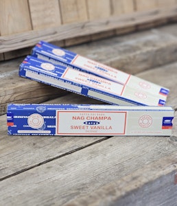 Satya Sai Baba Combo Serie - Nag Champa & Sweet Vanilla, rökelsepinnar