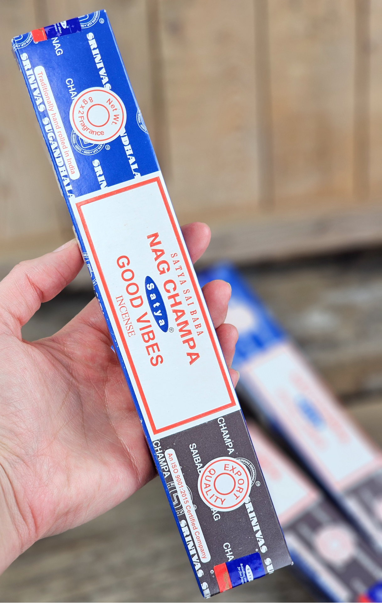 Satya Sai Baba Combo Serie - Nag Champa & Good Vibes, rökelsepinnar