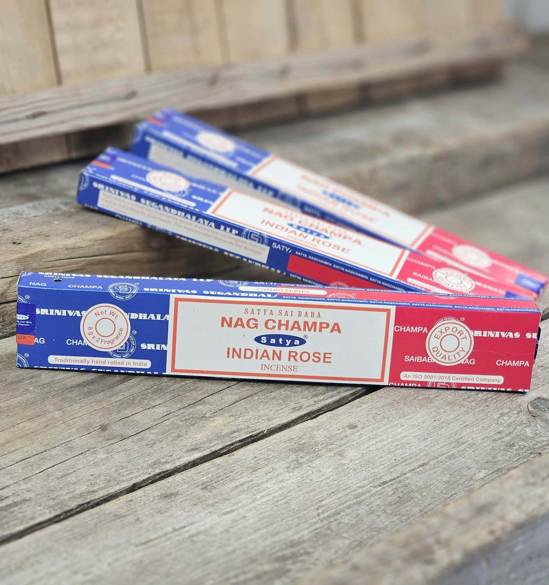 Satya Sai Baba Combo Serie - Nag Champa & Indian Rose, rökelsepinnar