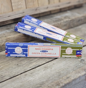 Satya Sai Baba Combo Serie - Nag Champa & Green Citronella, rökelsepinnar