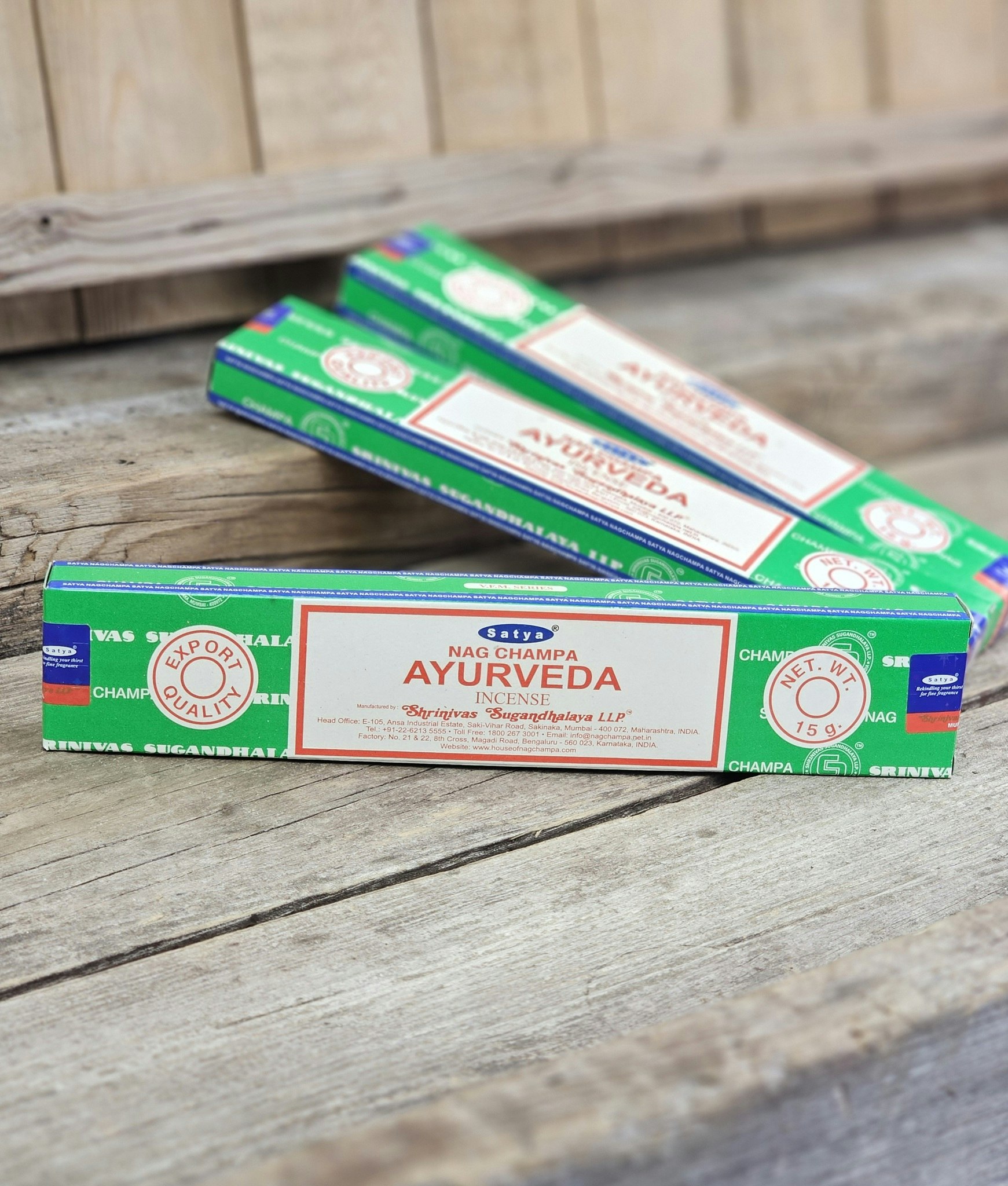 Satya - Nag Champa Ayurveda, rökelsepinnar