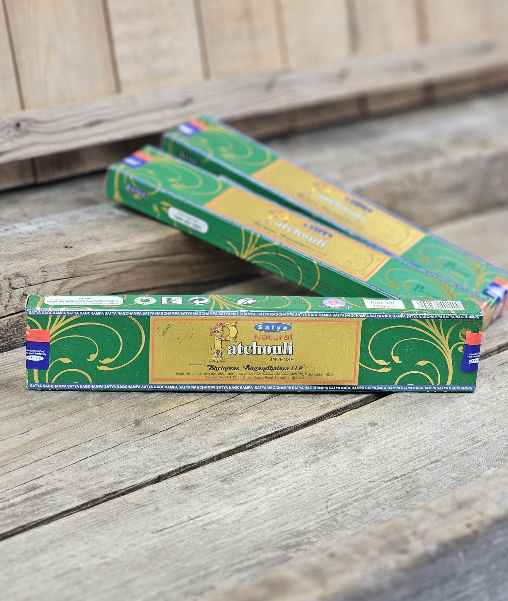 Satya - Natural Patchouli, rökelsepinnar