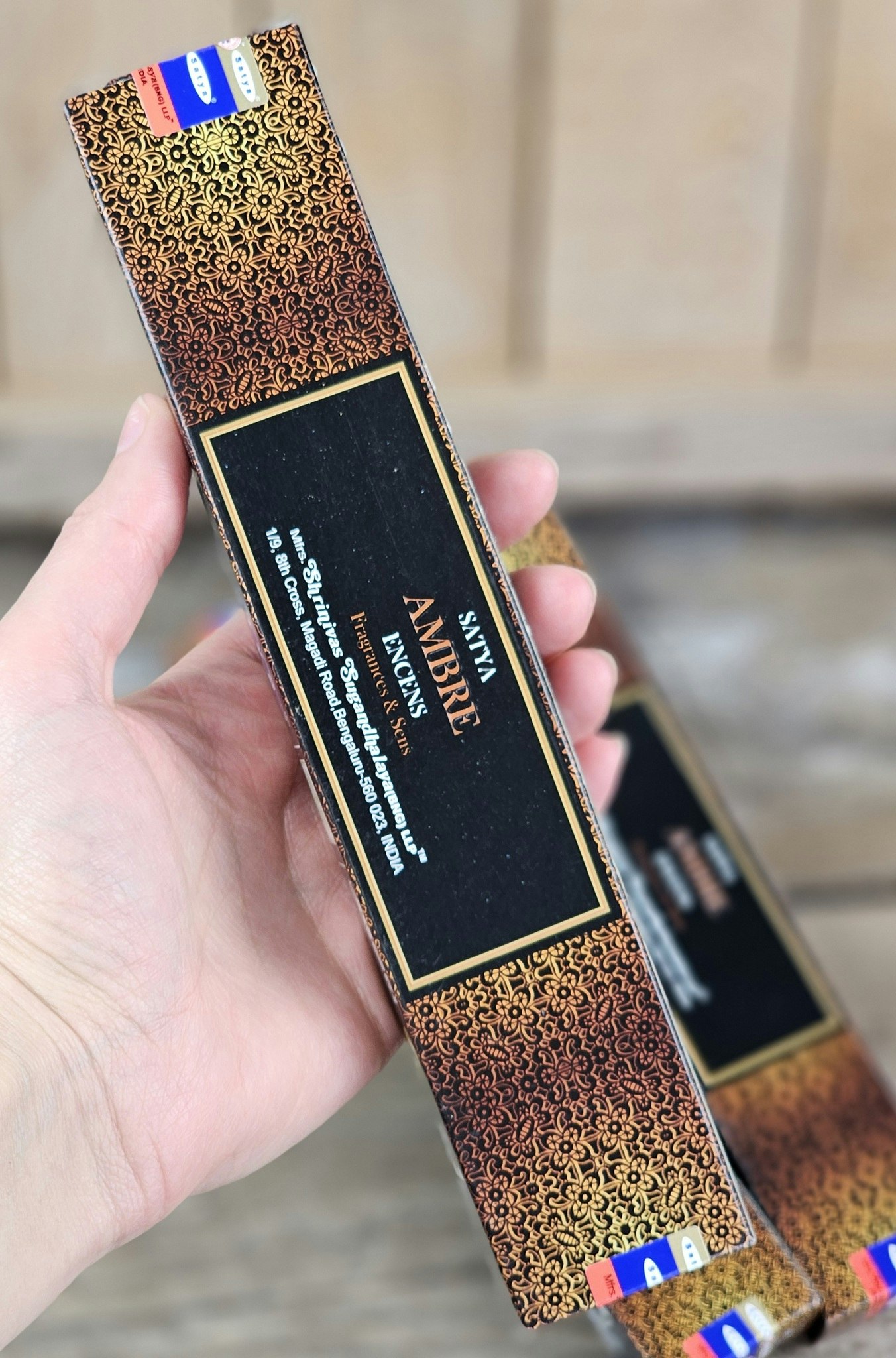 Satya - Amber, rökelsepinnar