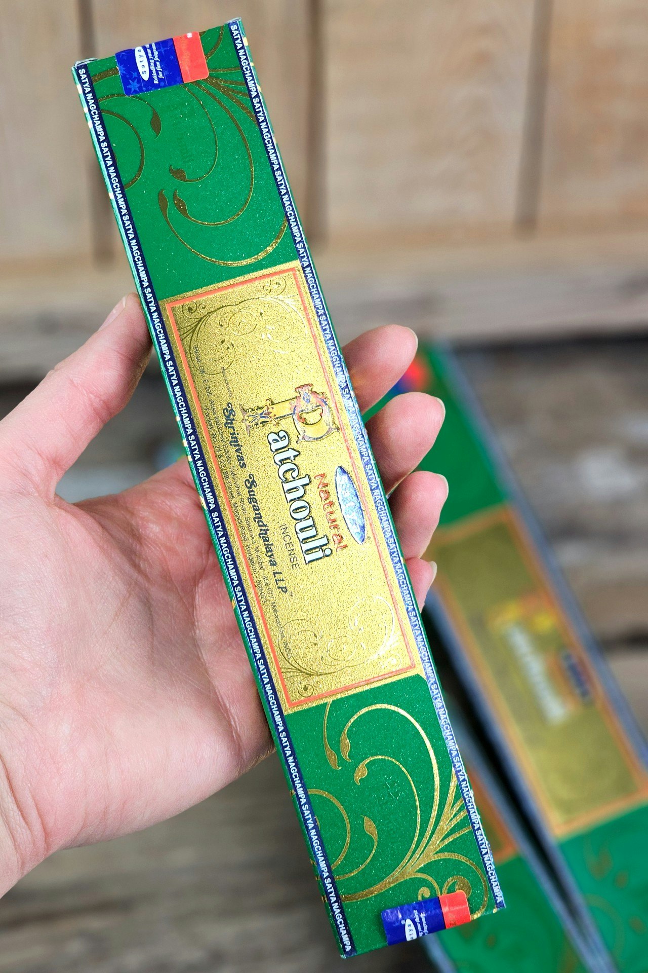 Satya - Natural Patchouli, rökelsepinnar