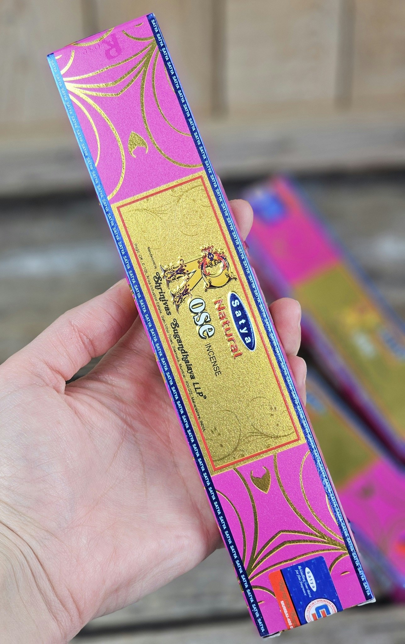 Satya - Natural Rose, rökelsepinnar