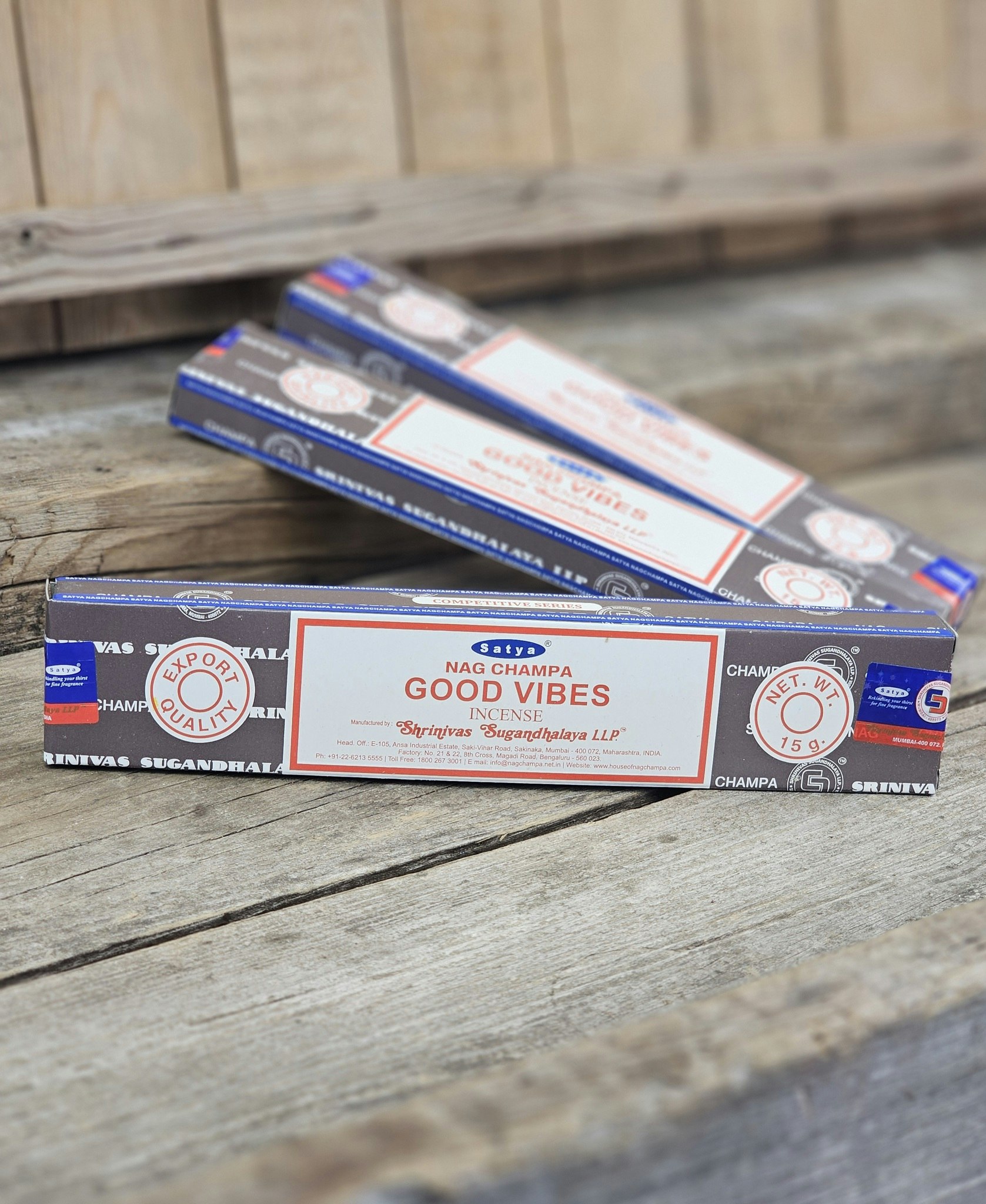 Satya - Nag Champa Good Vibes, rökelsepinnar