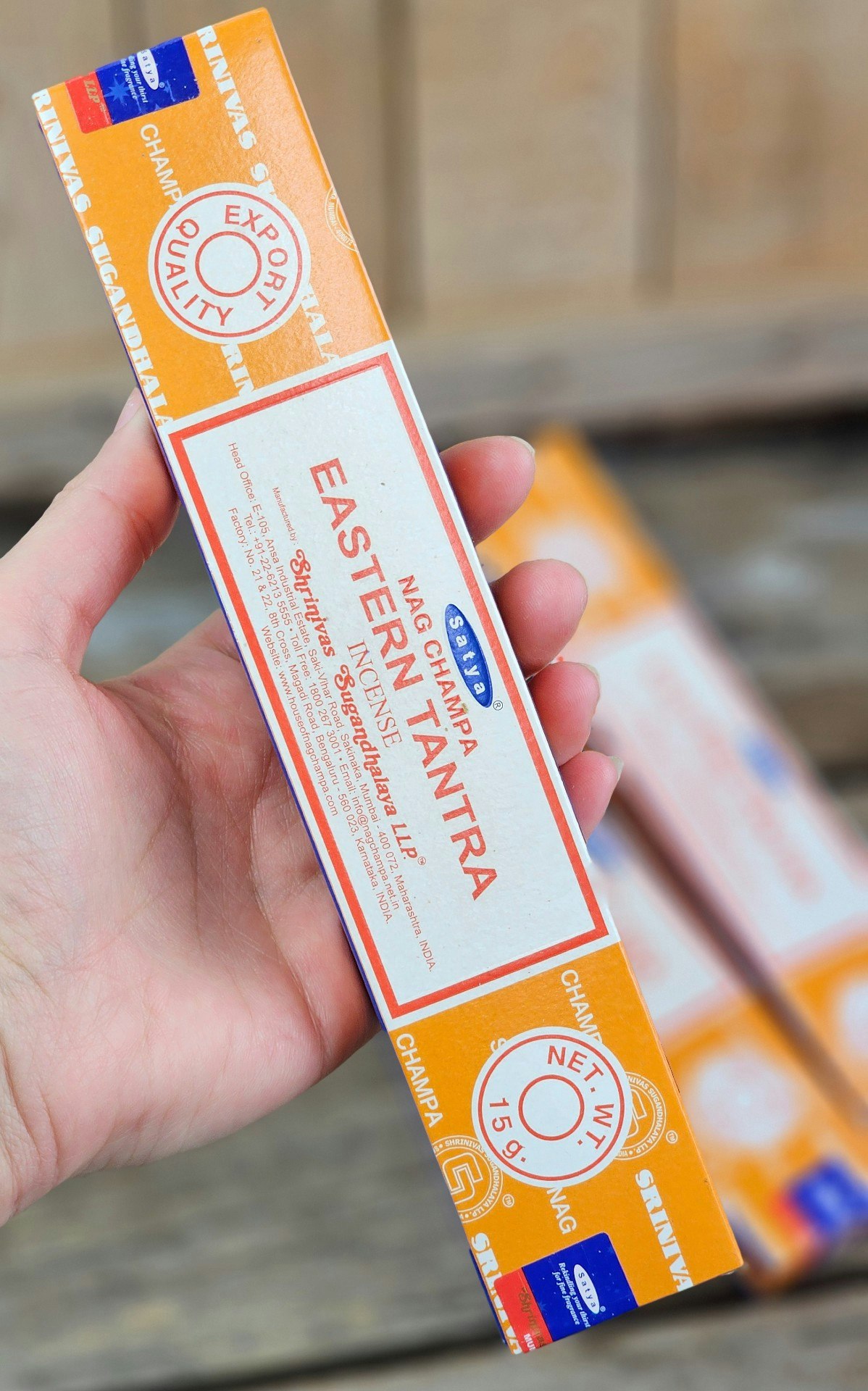 Satya - Nag Champa Eastern Tantra, rökelsepinnar