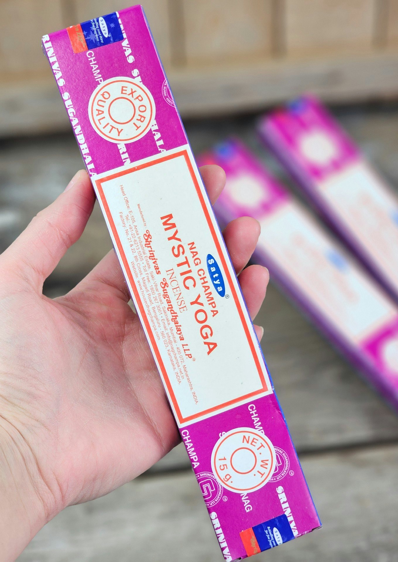 Satya - Nag Champa Mystic Yoga, rökelsepinnar