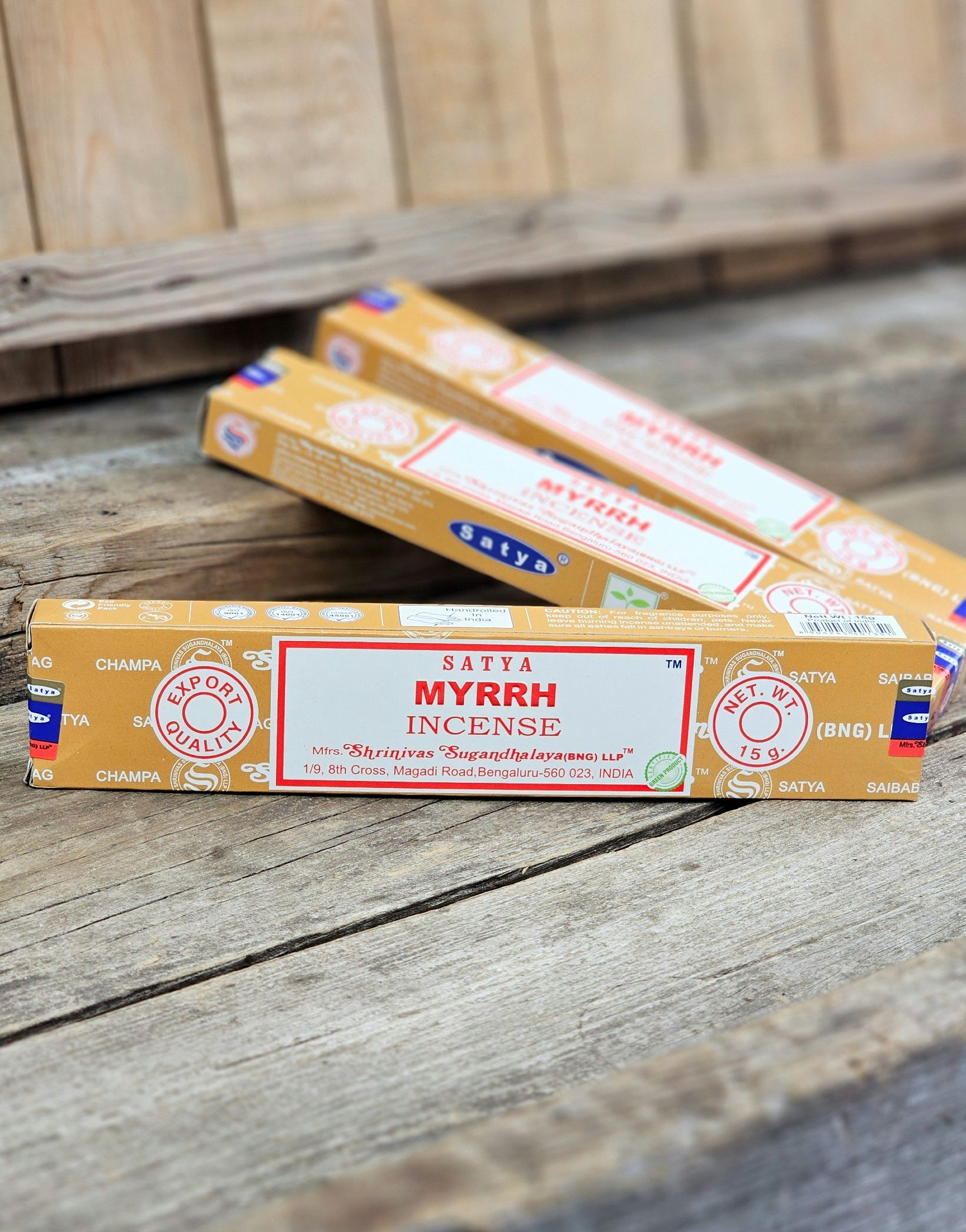 Satya - Myrrh, rökelsepinnar