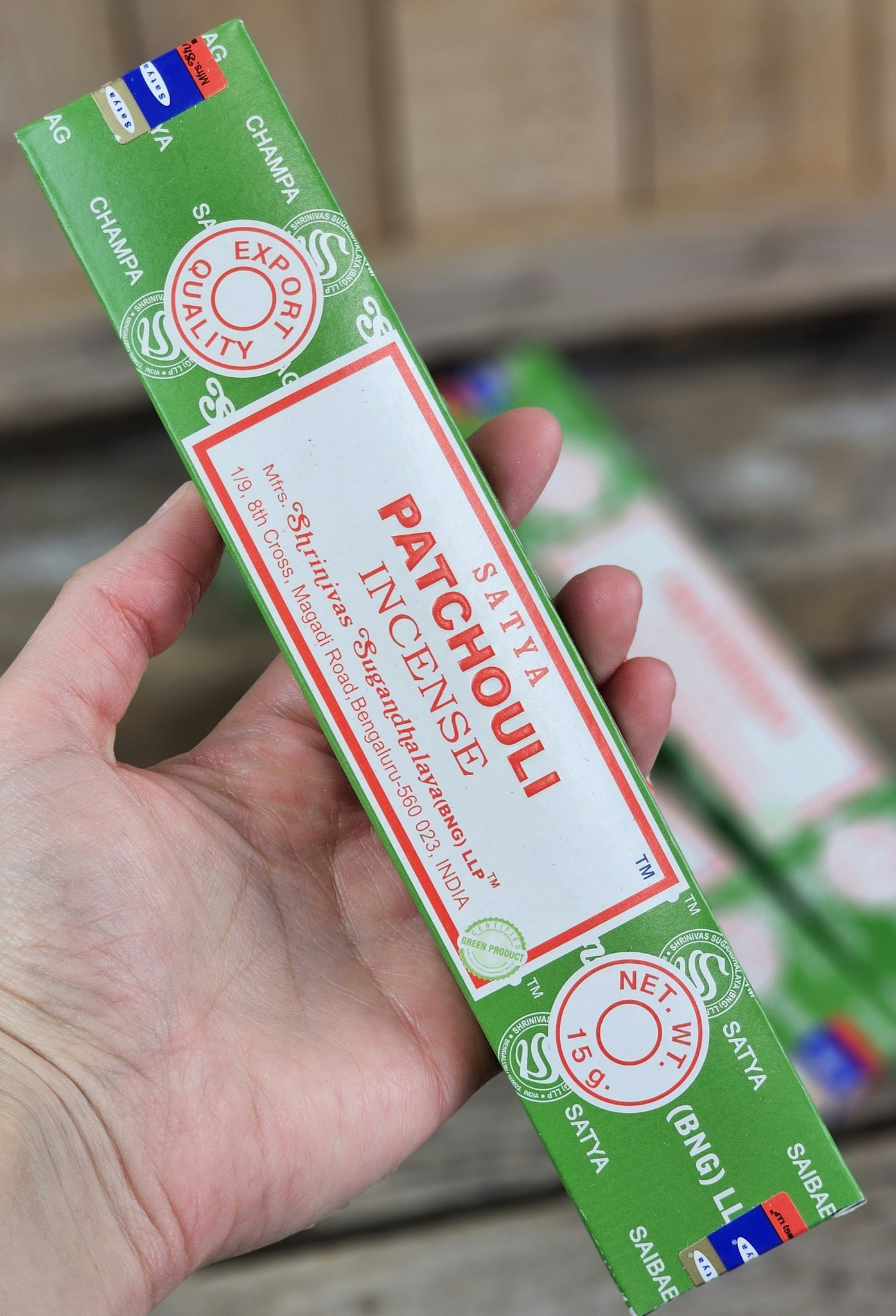 Satya - Patchouli, rökelsepinnar