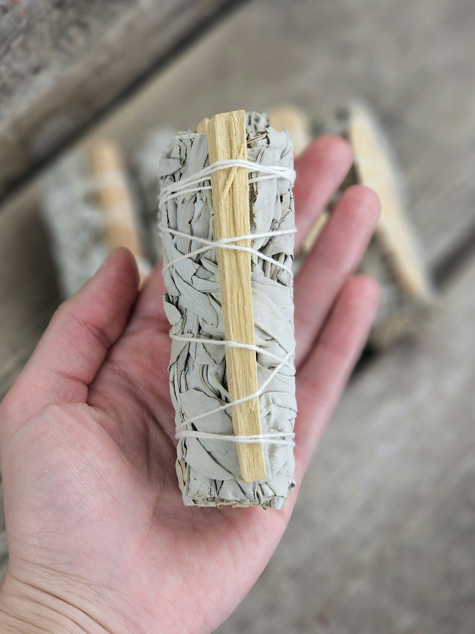 Vit Salvia med Palo Santo