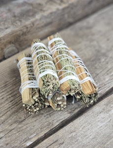 Palo Santo (Heligt trä) i kombination med Rosmarin