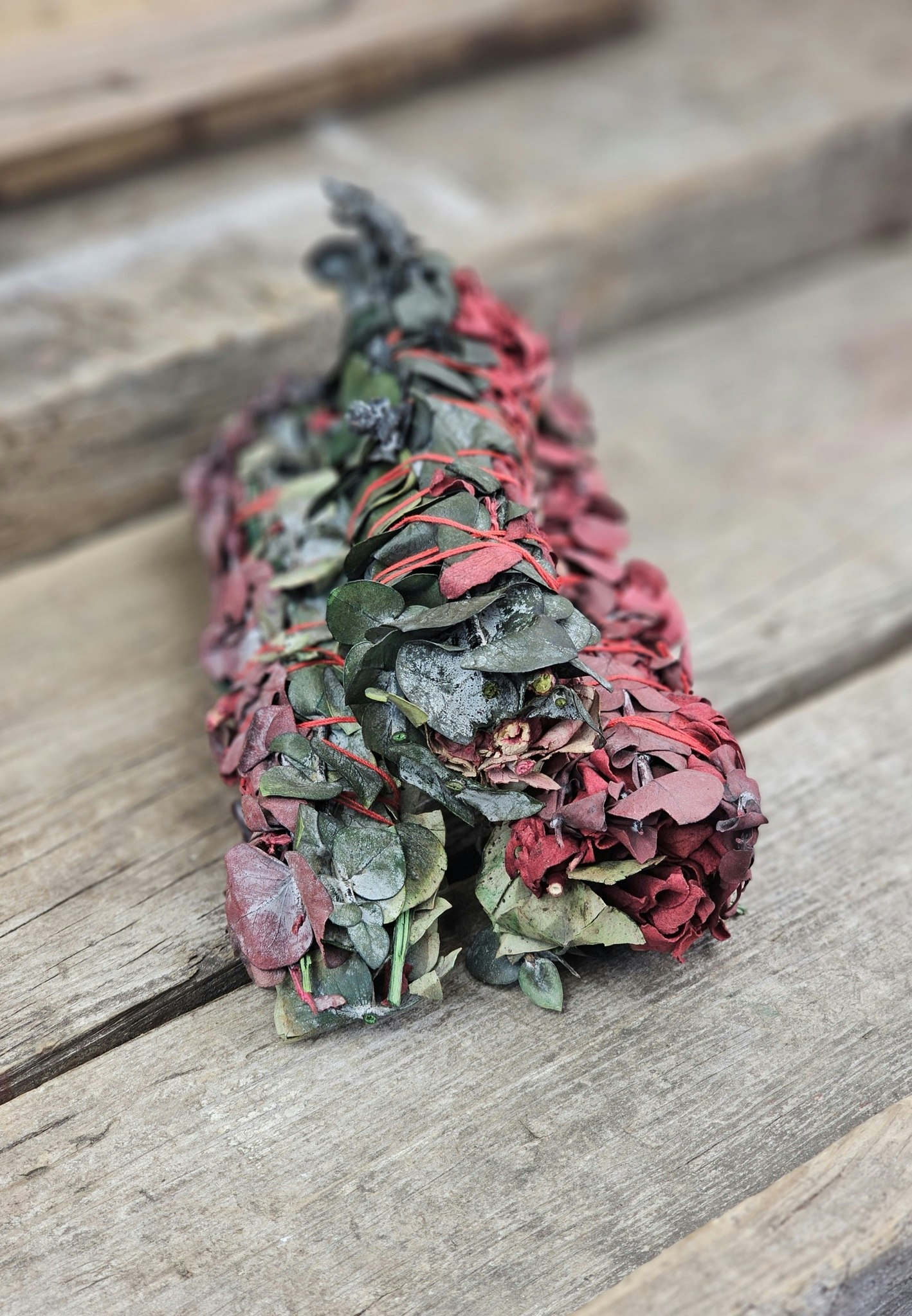 Eukalyptusblad i kombination med Dragons blood
