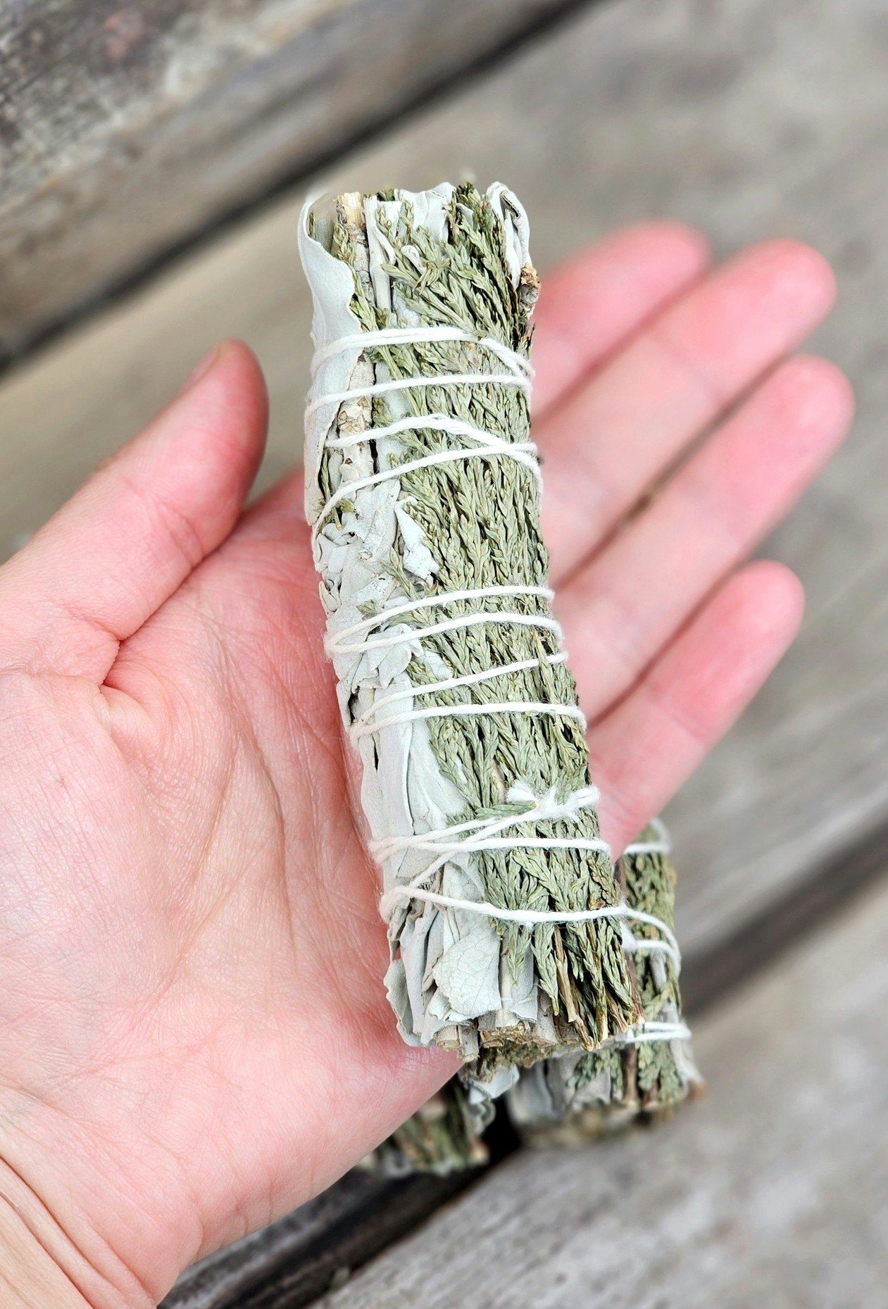 Vit Salvia med Ceder