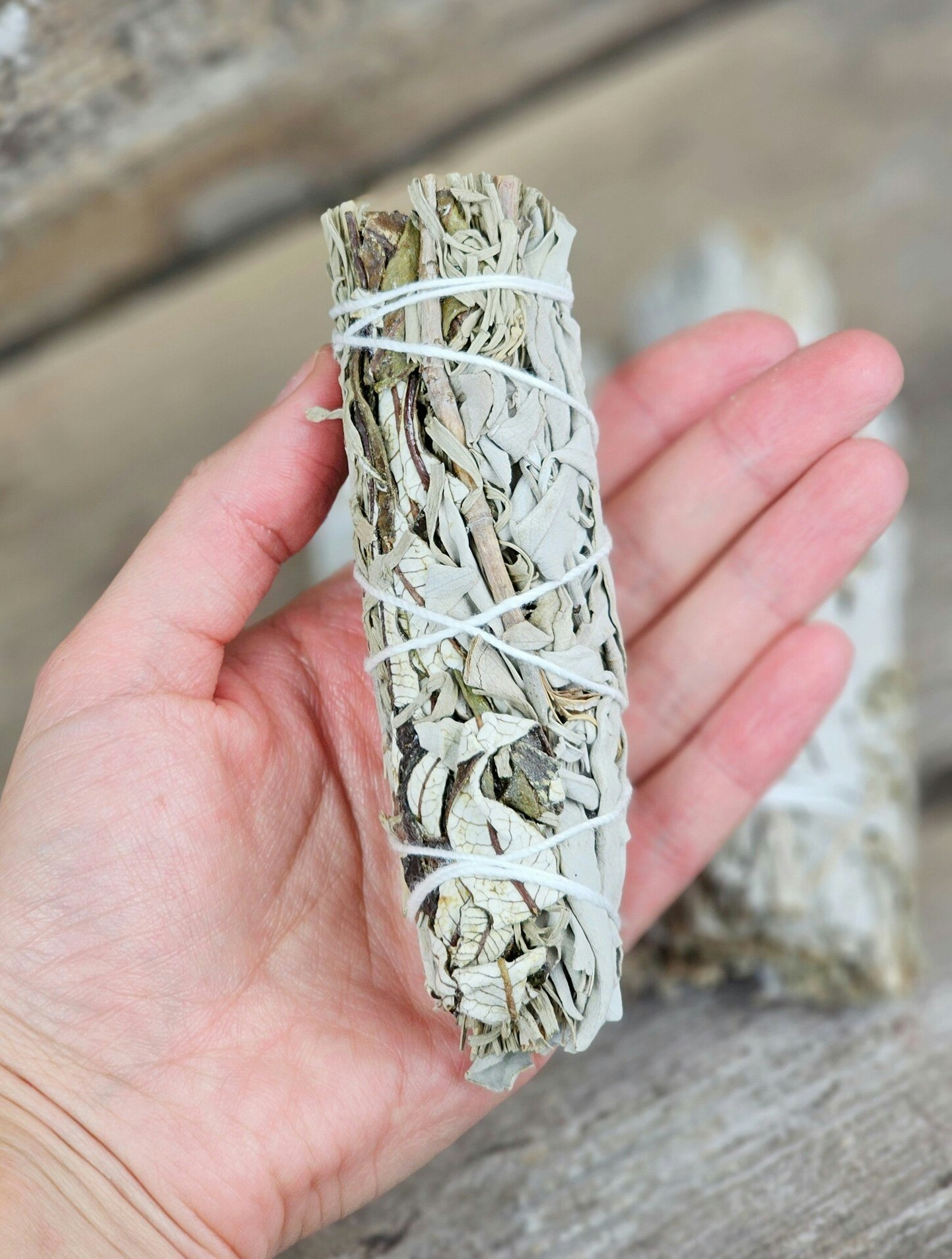 Vit Salvia i kombination med Blå Salvia (Shasta Sage) & Yerba Santa