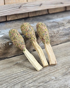 Palo Santo (Heligt trä), smudge med 7 Chakra