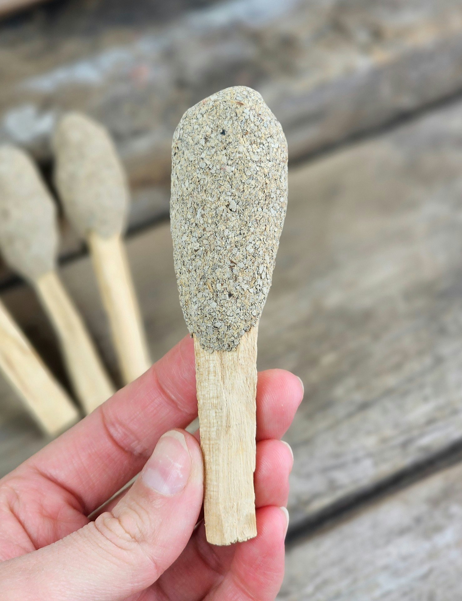 Palo Santo (Heligt trä), smudge med Vit Salvia
