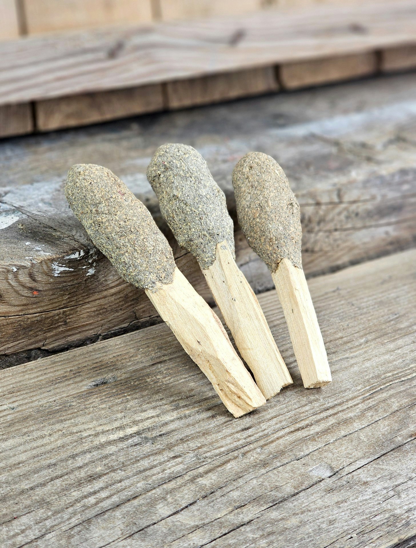 Palo Santo (Heligt trä), smudge med Blå Salvia