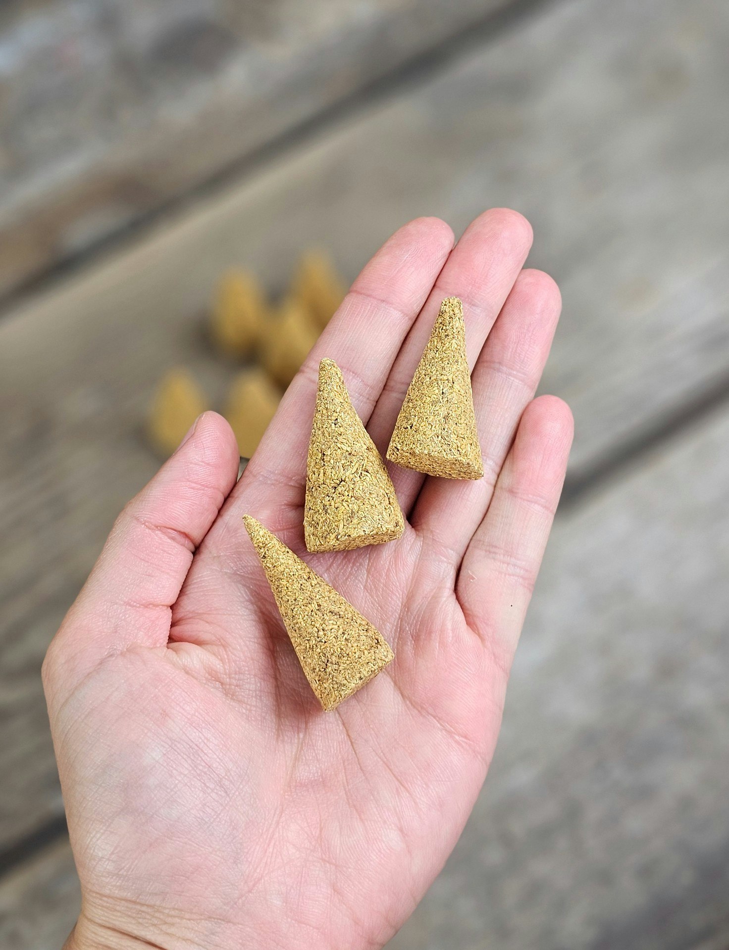 Palo Santo (Heligt trä), naturliga koner