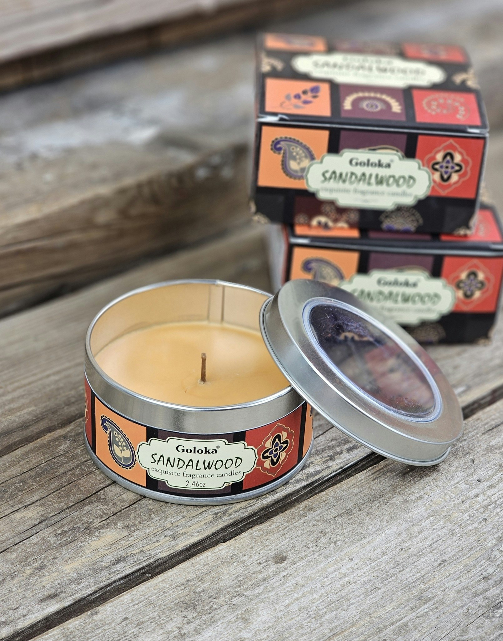 Doftljus Goloka, Sandelträ (Sandalwood)