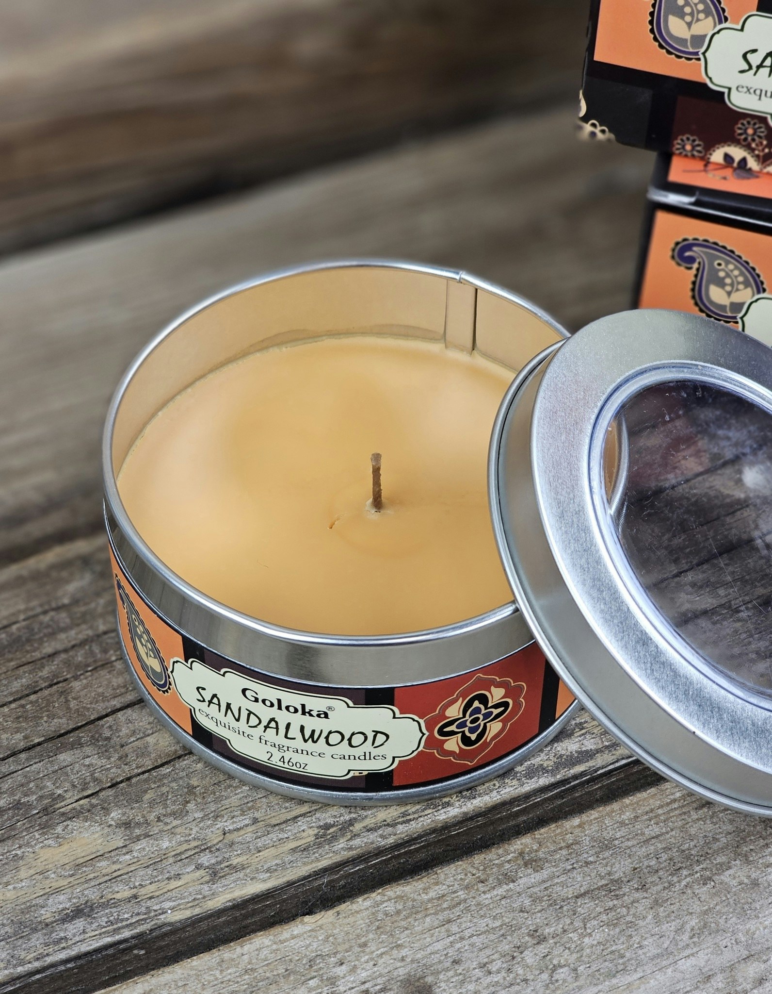 Doftljus Goloka, Sandelträ (Sandalwood)