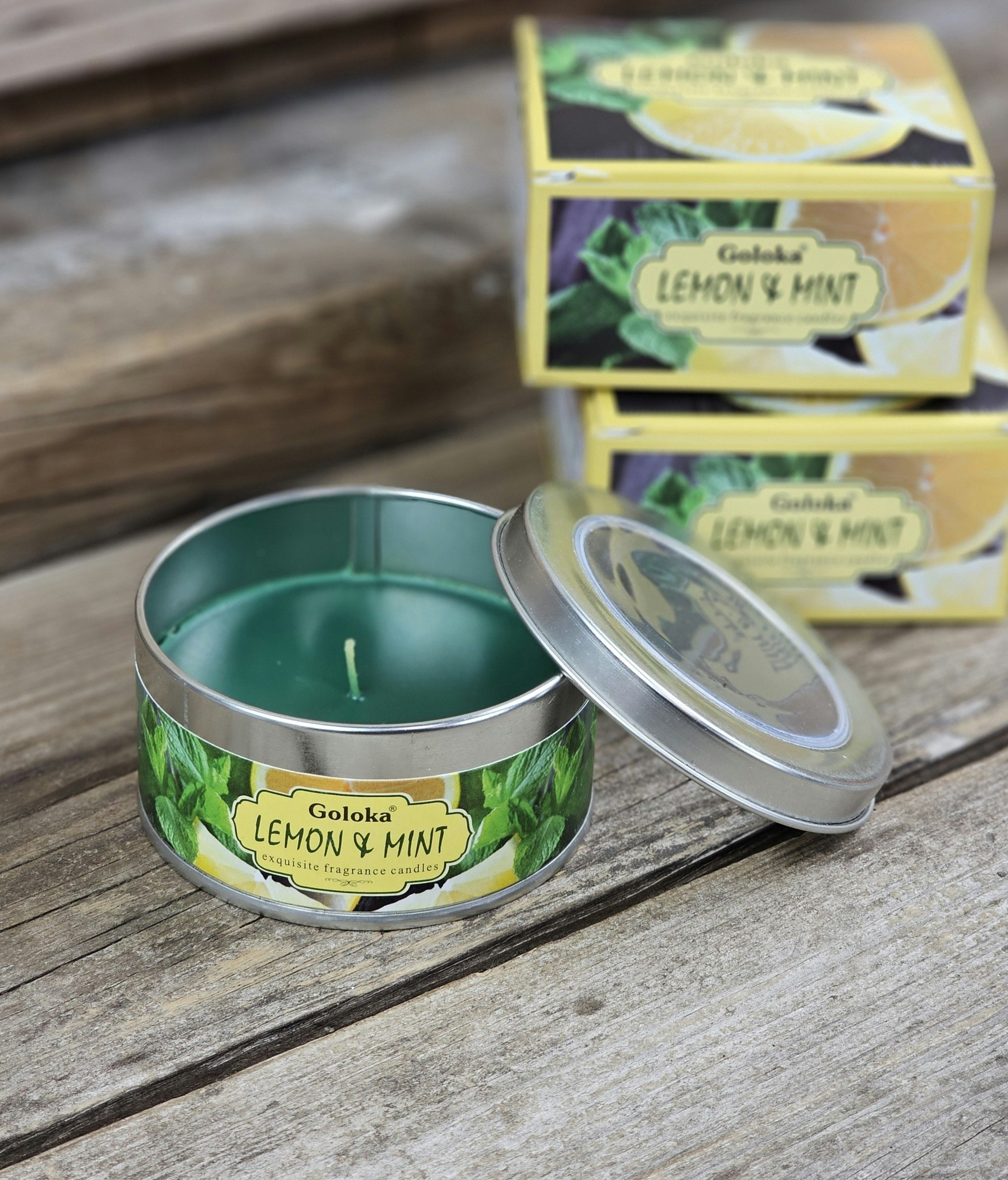 Doftljus Goloka, Citron & Mint
