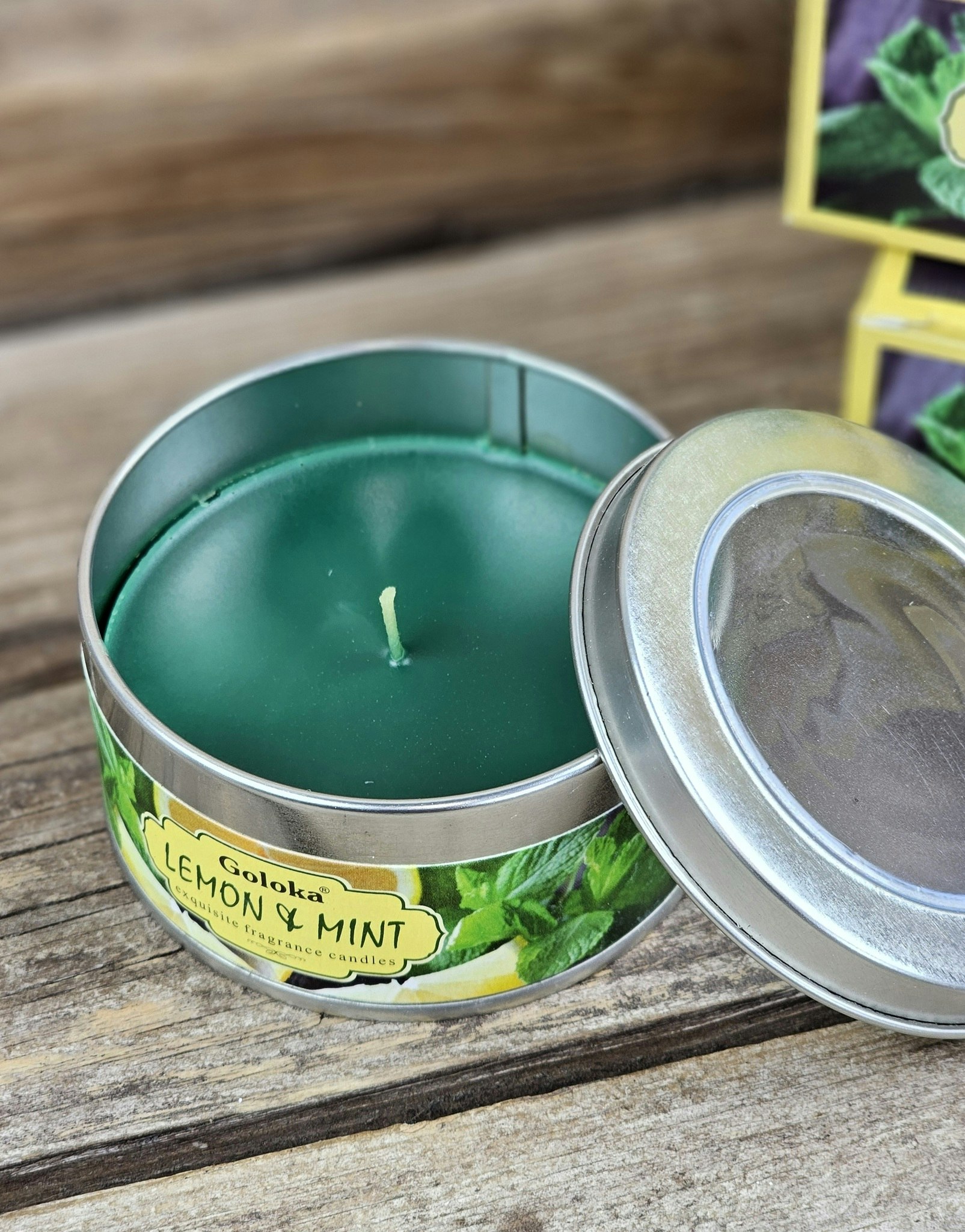 Doftljus Goloka, Citron & Mint