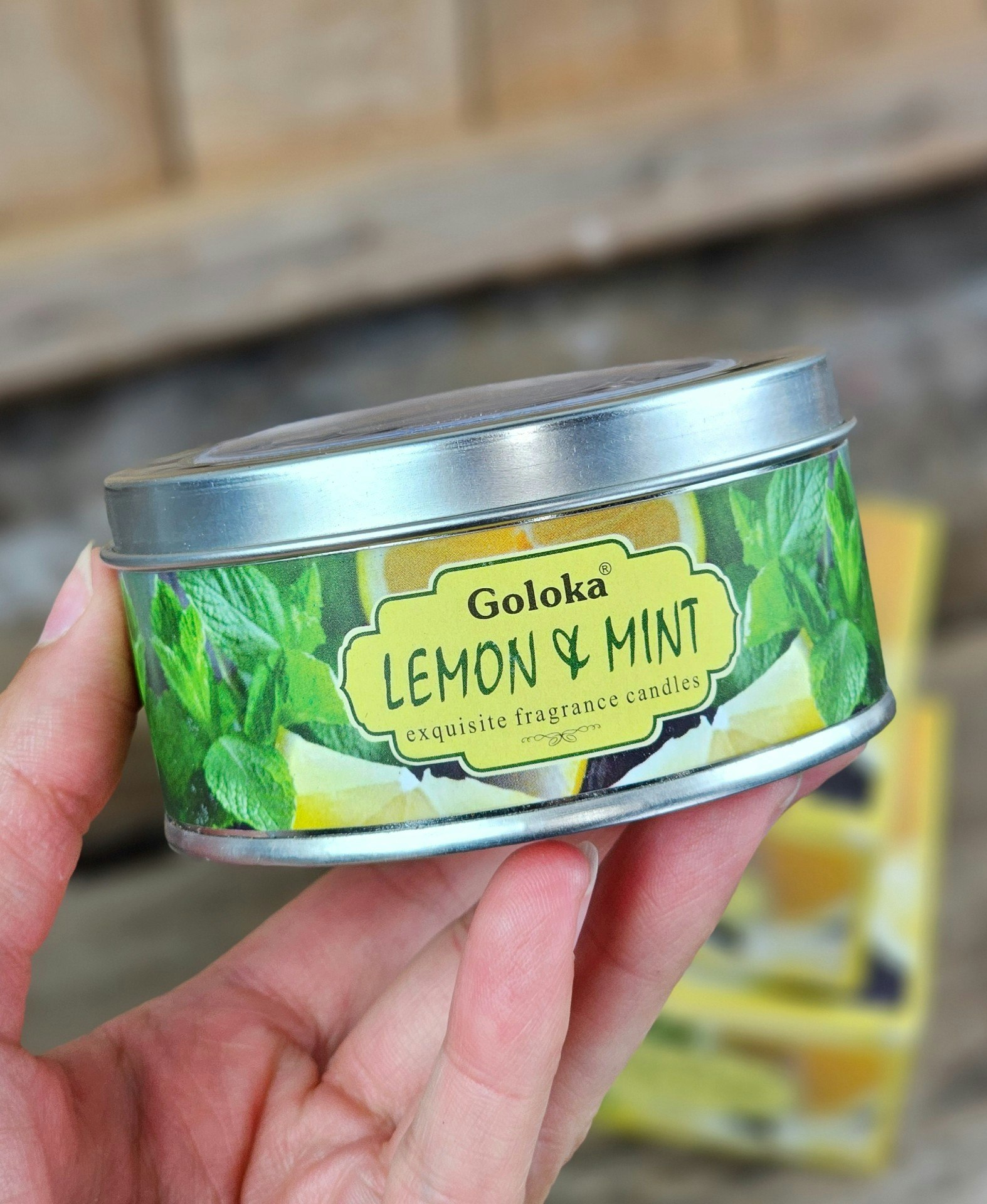 Doftljus Goloka, Citron & Mint