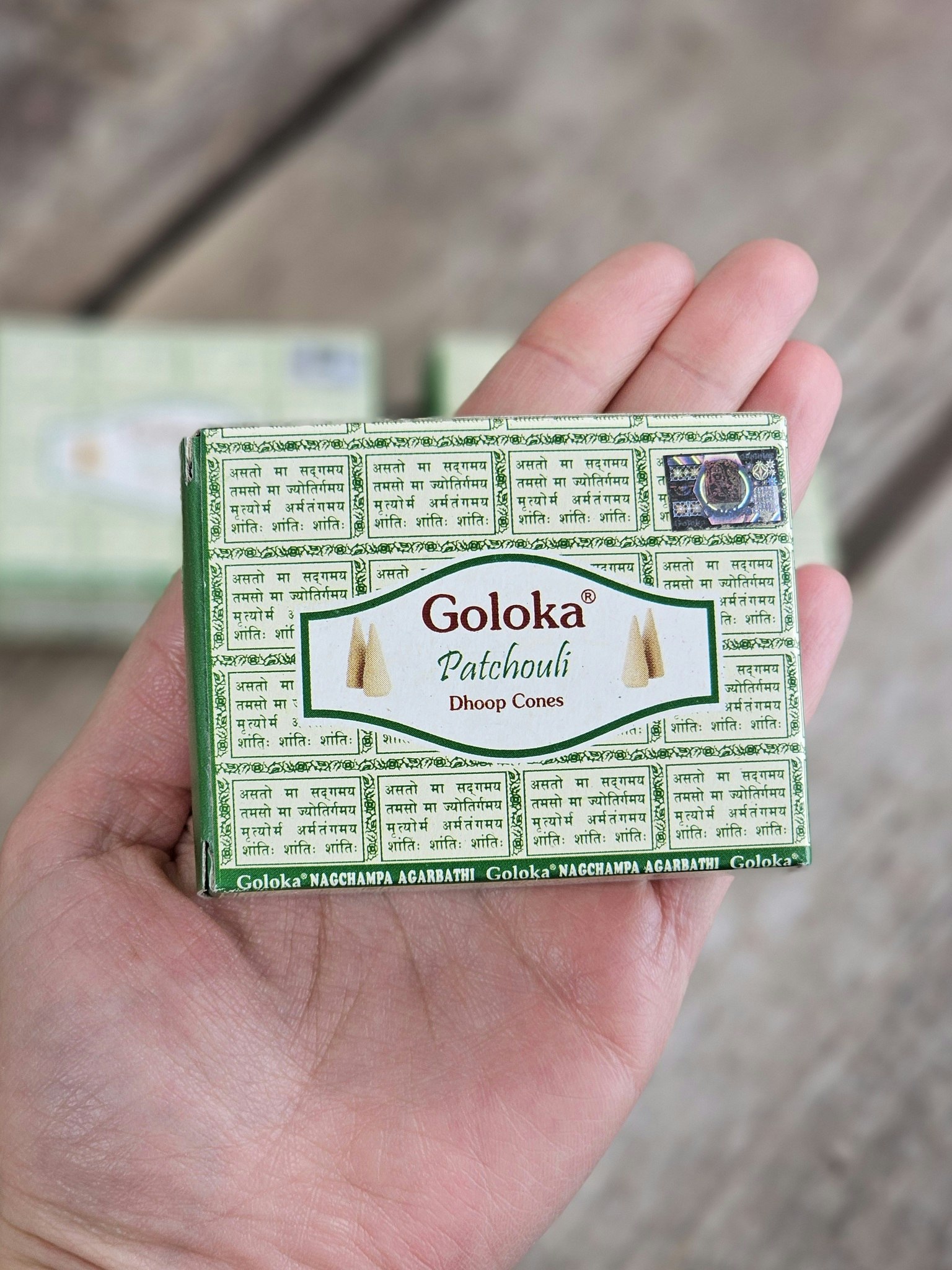 GOLOKA - Patchouli, rökelsekoner