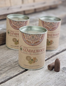 GOLOKA - Sandalwood, rökelsekoner backflow