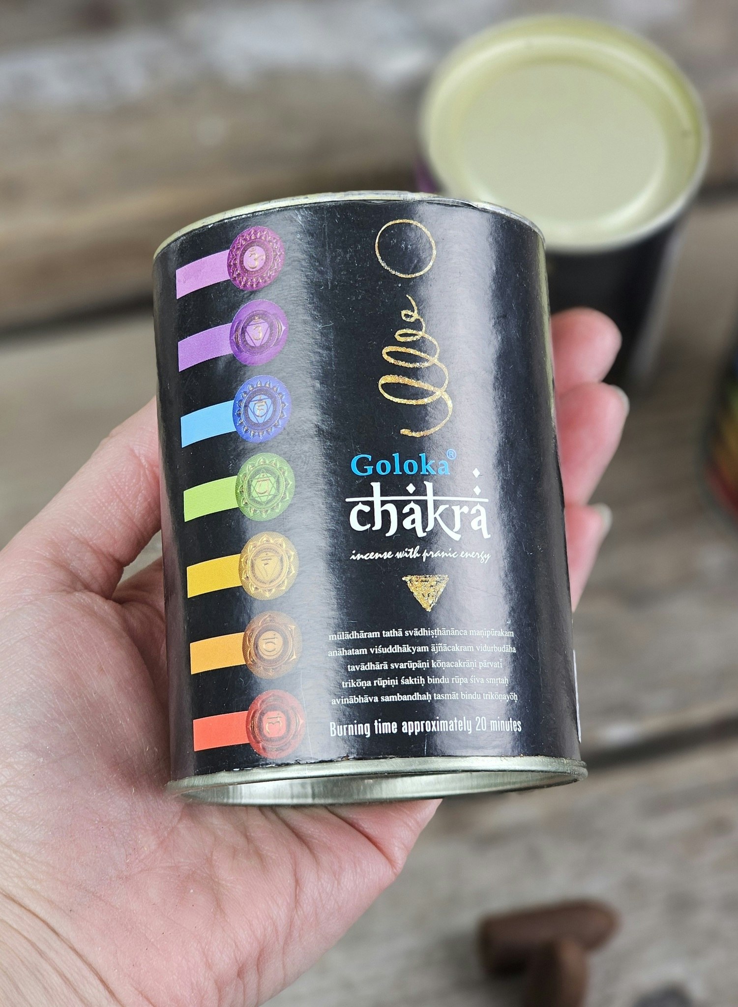 GOLOKA - Chakra, rökelsekoner backflow