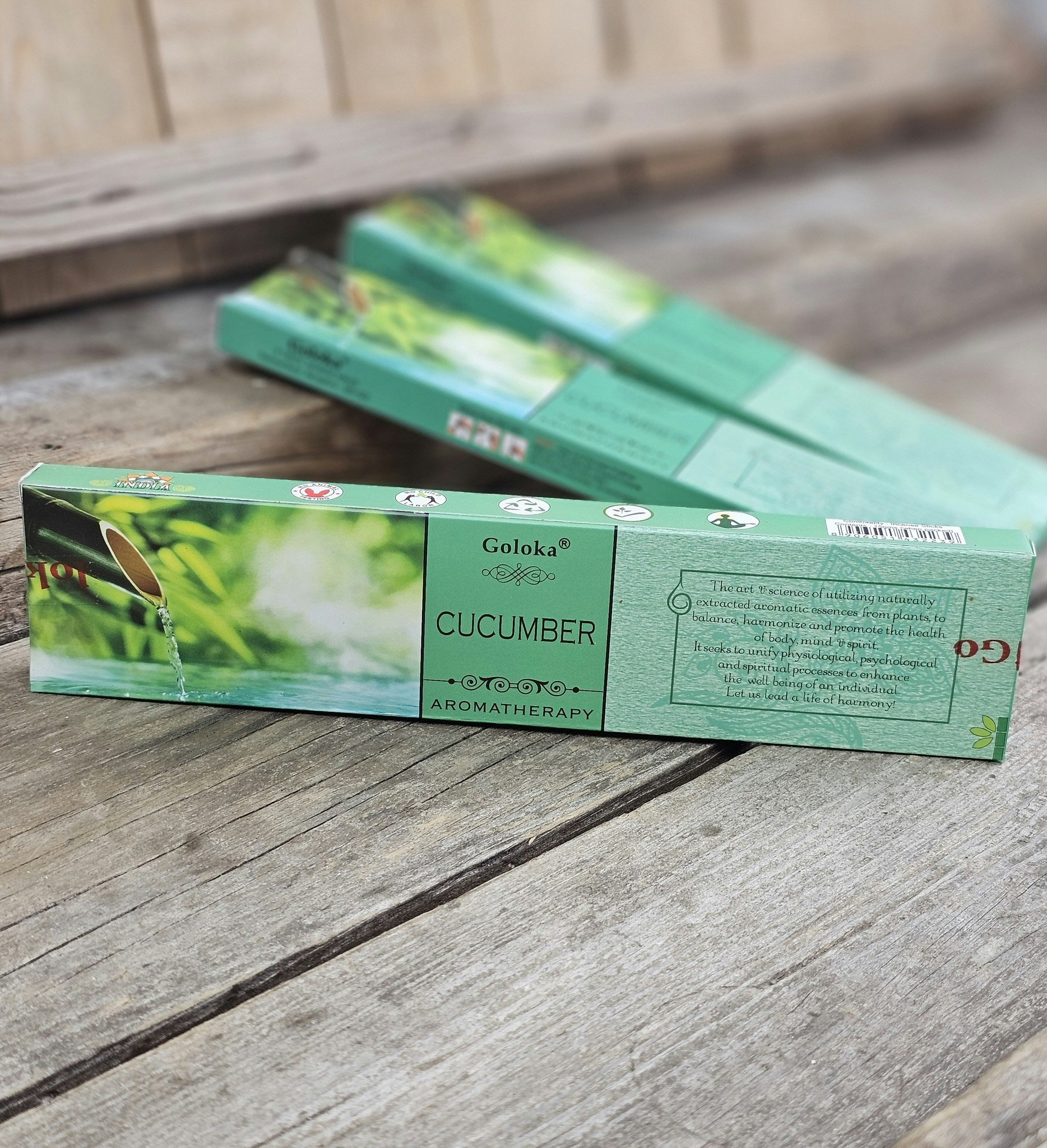 GOLOKA - Aromatherapy Cucumber, rökelsepinnar