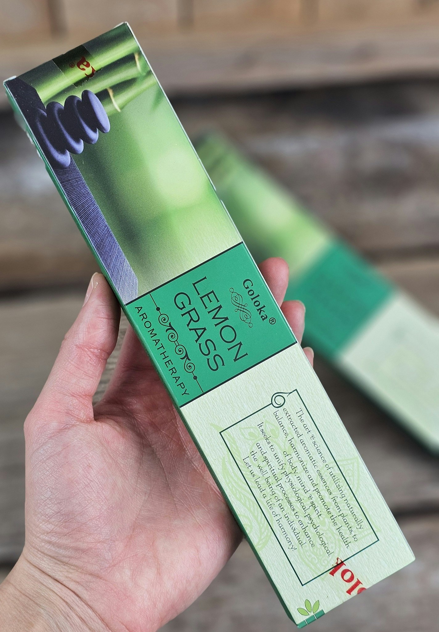 GOLOKA - Aromatherapy Lemon Grass, rökelsepinnar