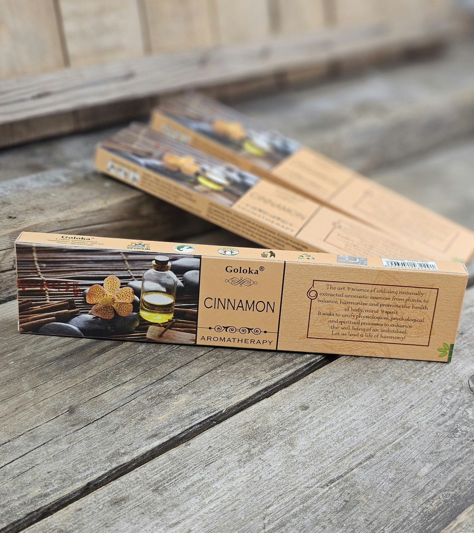 GOLOKA - Aromatherapy Cinnamon, rökelsepinnar