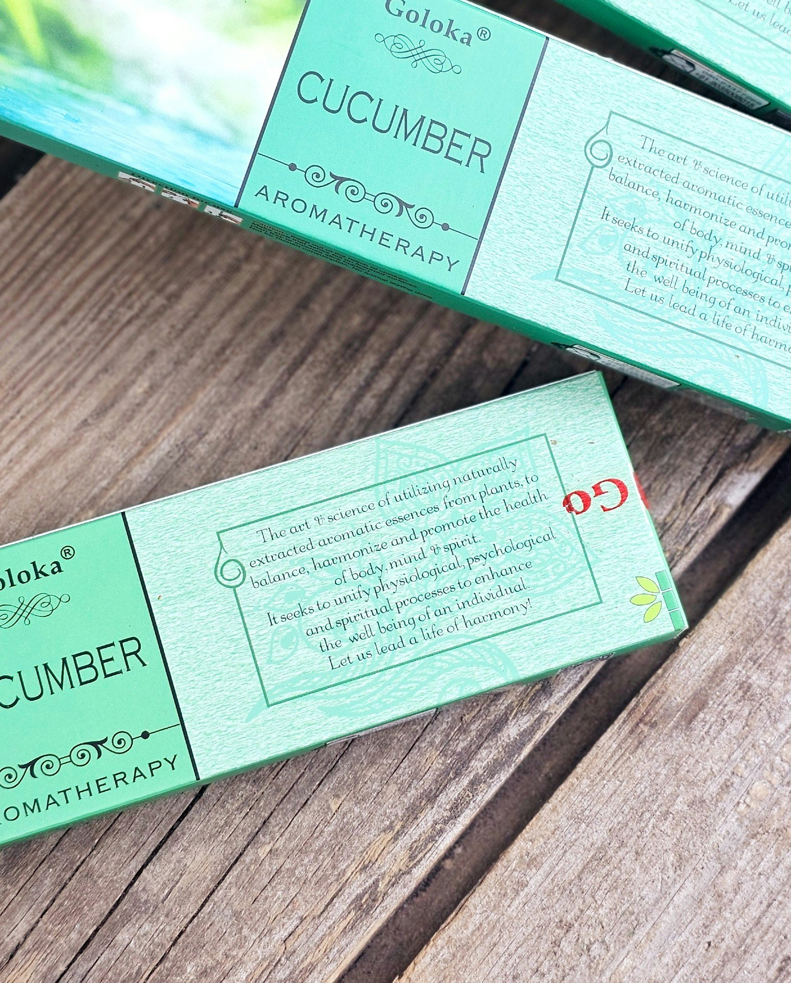 GOLOKA - Aromatherapy Cucumber, rökelsepinnar