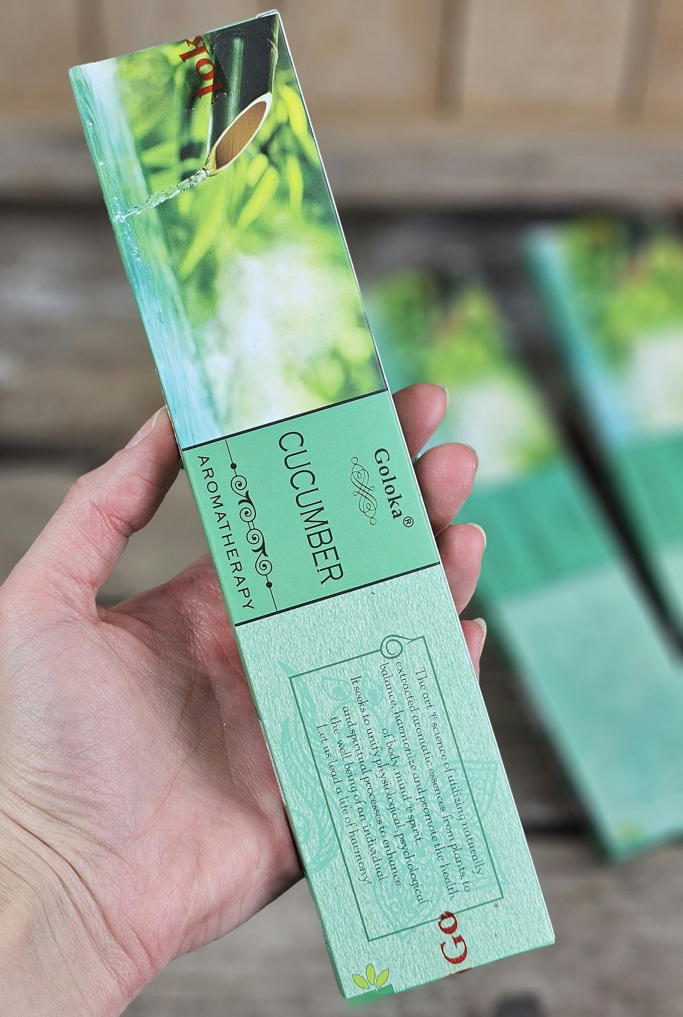 GOLOKA - Aromatherapy Cucumber, rökelsepinnar