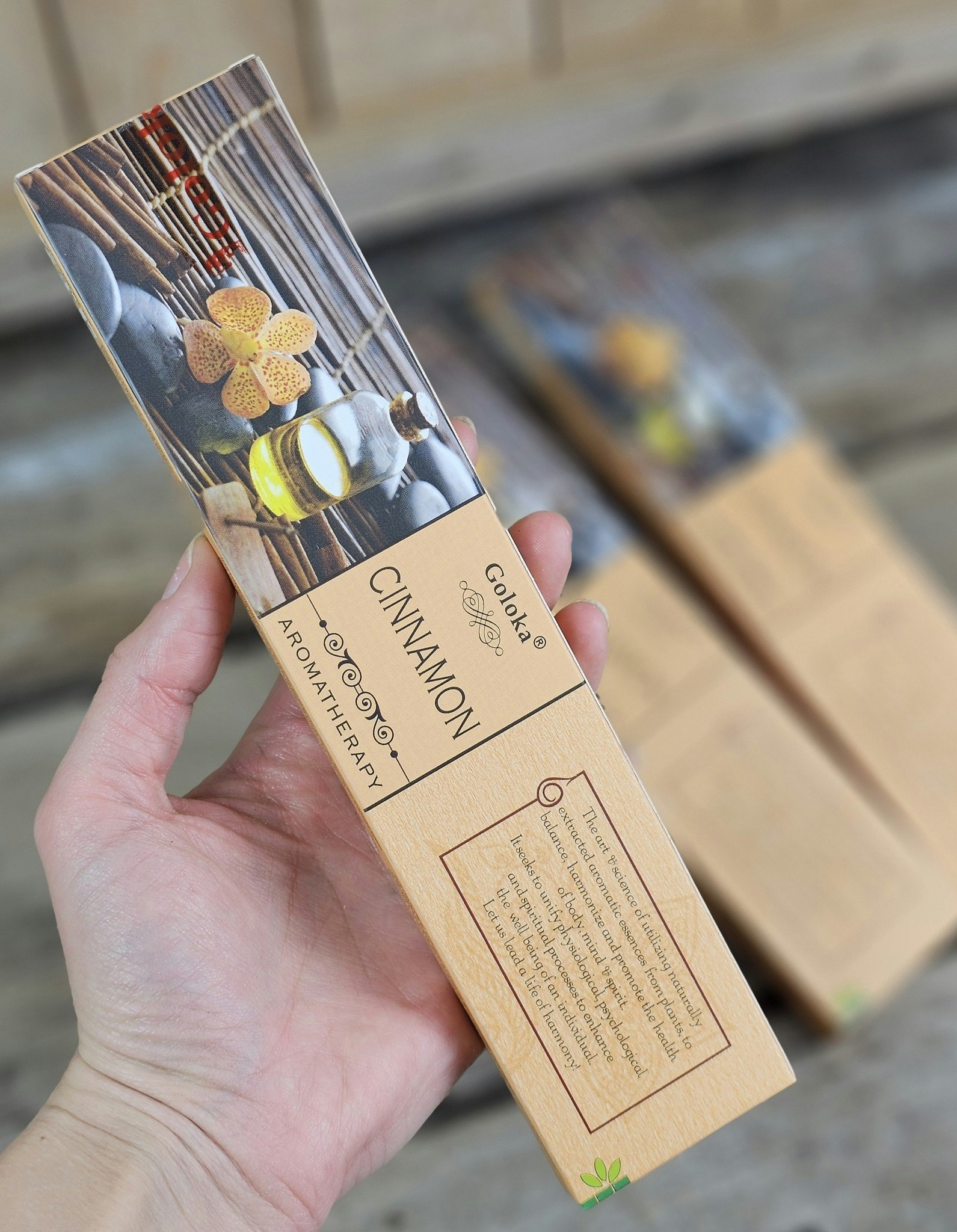 GOLOKA - Aromatherapy Cinnamon, rökelsepinnar