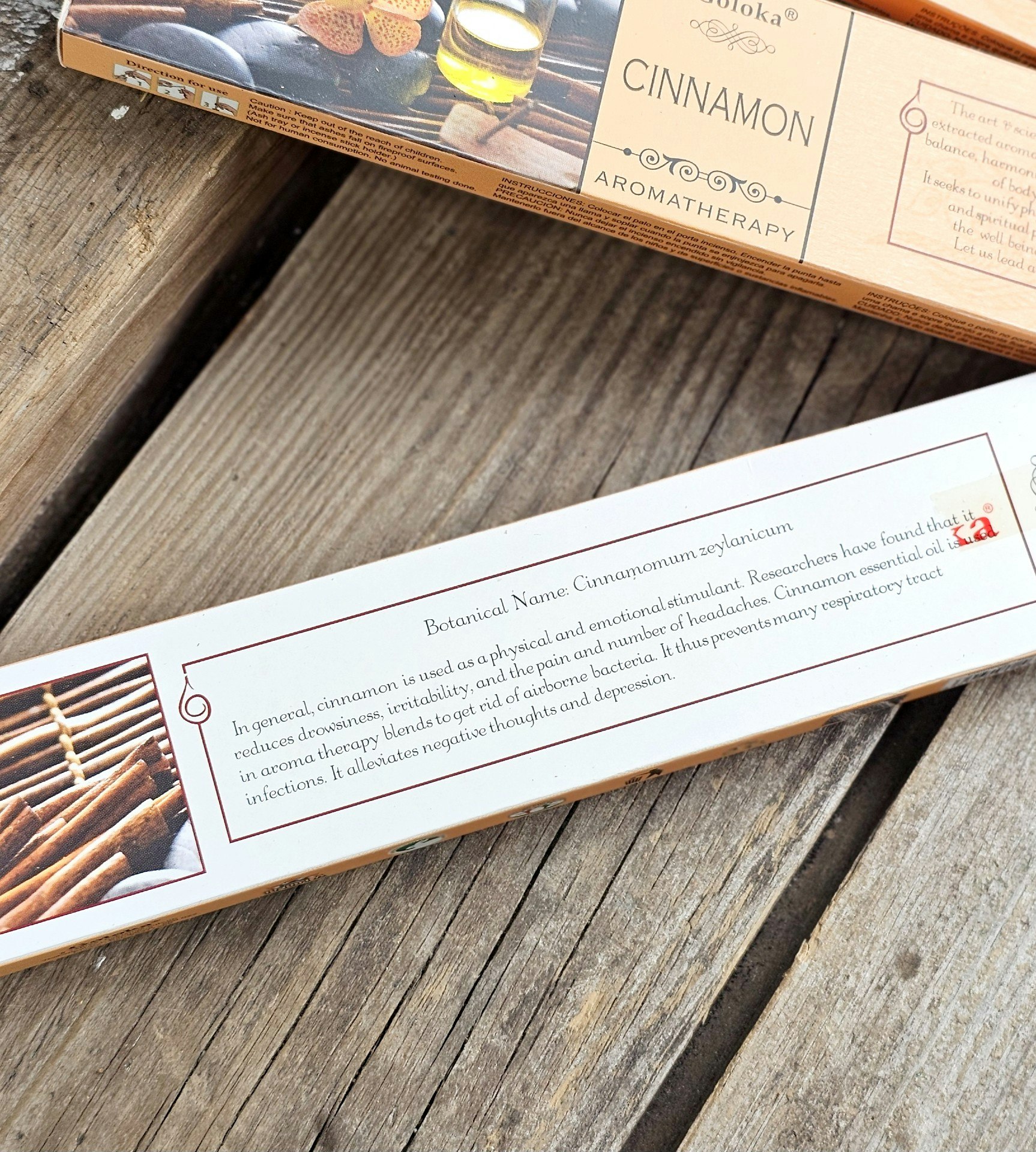 GOLOKA - Aromatherapy Cinnamon, rökelsepinnar