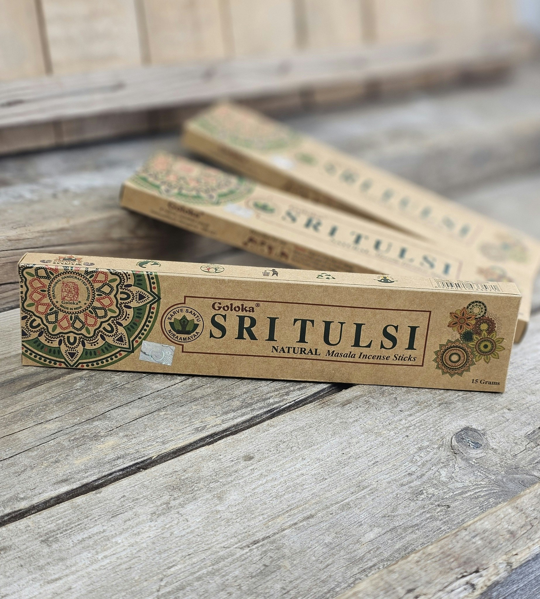 GOLOKA - Organic Sri Tulsi, rökelsepinnar
