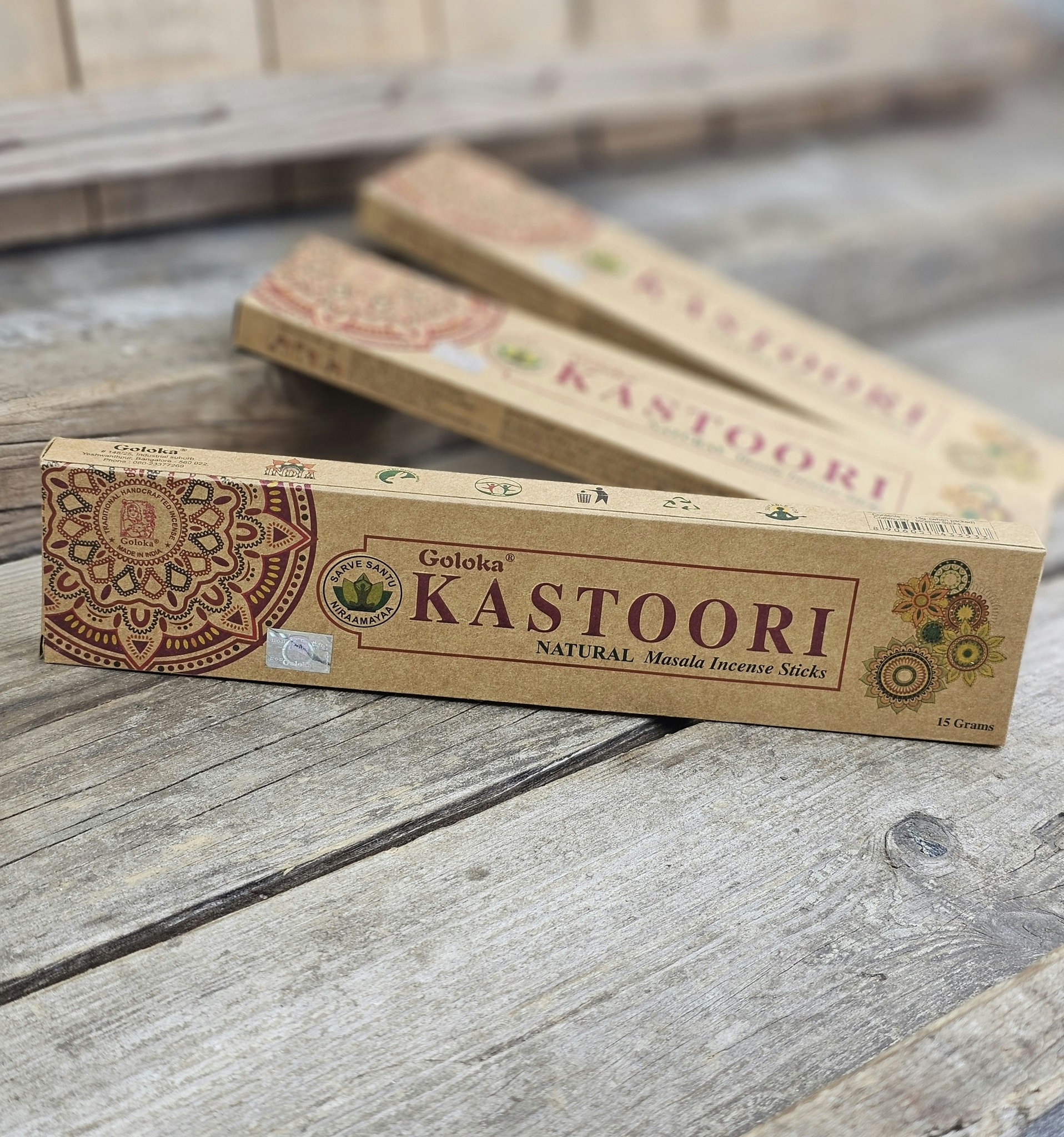 GOLOKA - Organic Kastoori, rökelsepinnar