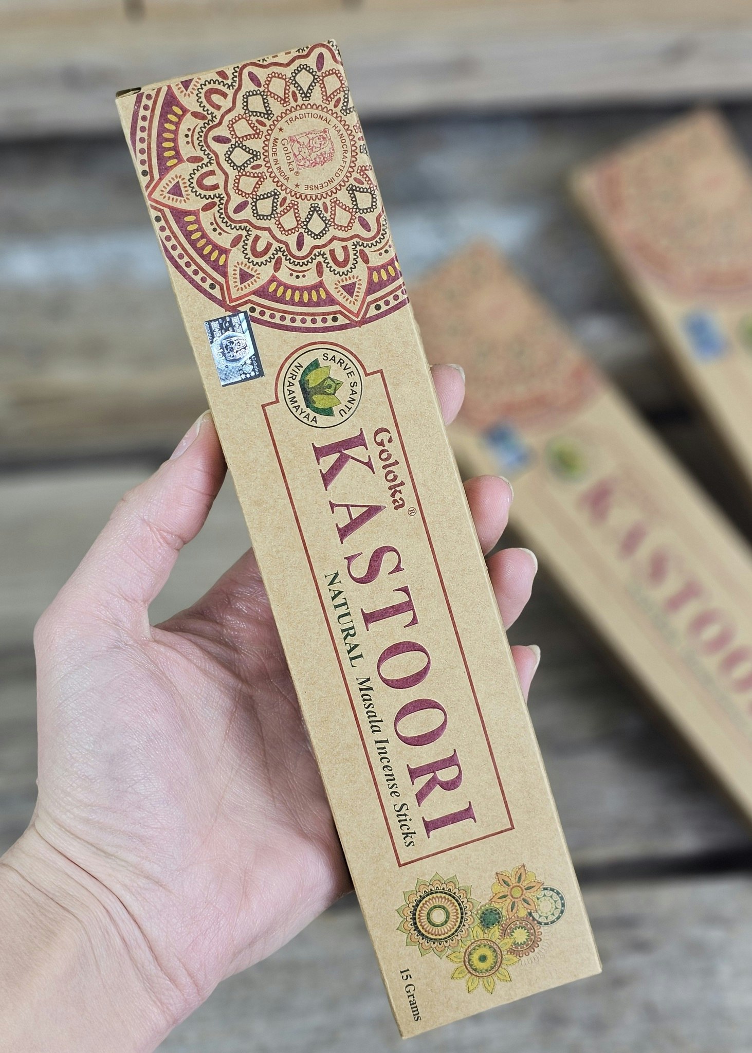 GOLOKA - Organic Kastoori, rökelsepinnar