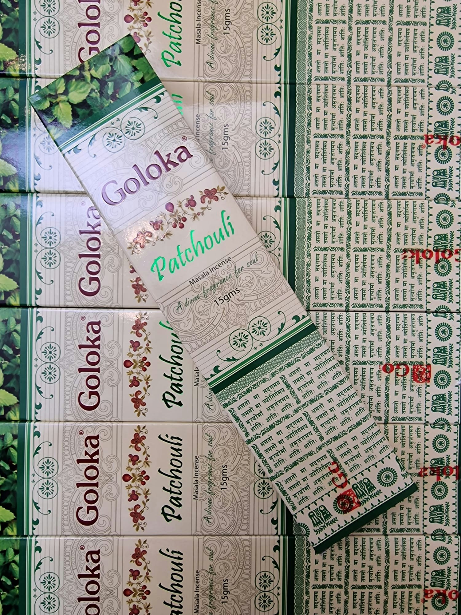 GOLOKA - Patchouli, rökelsepinnar